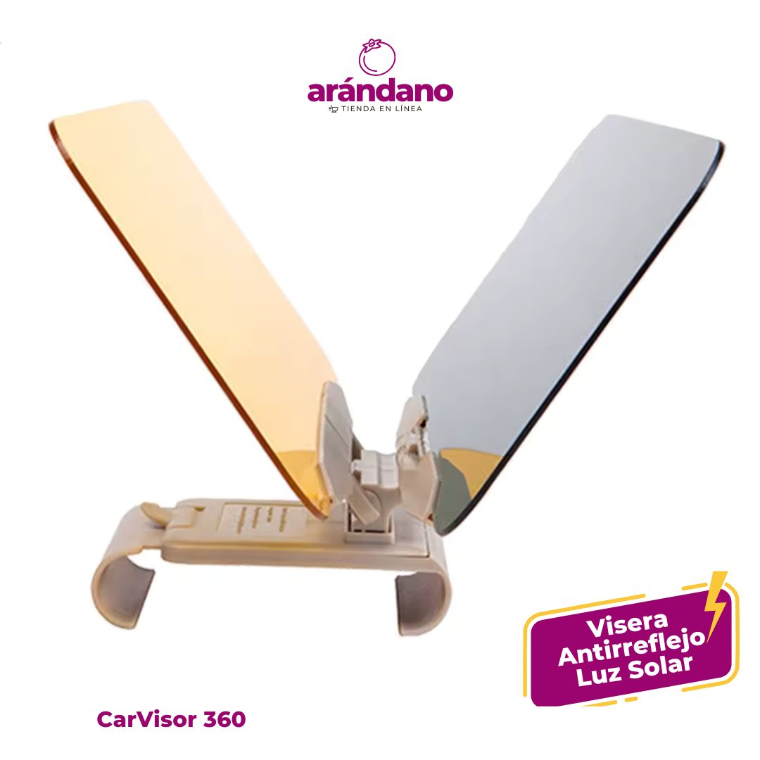 VISERA DE CONDUCCIÓN ANTIRREFLEJO 2 EN 1 - CarVisor 360