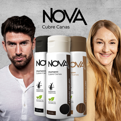 KIT CUBRE CANAS SHAMPOO + MASCARILLA NUTRITIVA