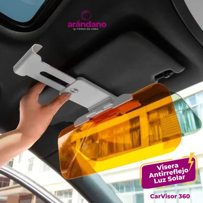 VISERA DE CONDUCCIÓN ANTIRREFLEJO 2 EN 1 -  CarVisor 360