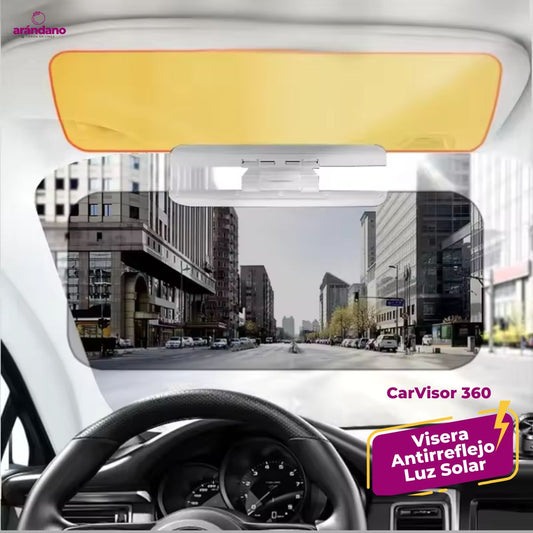 VISERA DE CONDUCCIÓN ANTIRREFLEJO 2 EN 1 -  CarVisor 360