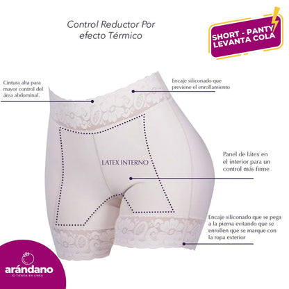 SHORT PANTY LEVANTA COLA