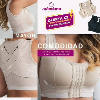SILUETA PRO - BRASIER CORRECTOR DE POSTURA CON REALCE